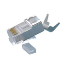PLATINUM TOOLS Cat6A Shielded Plug. 10G plug for Cat6A shielded cable. 10x clamshell. External Ground - Office Connect 2018