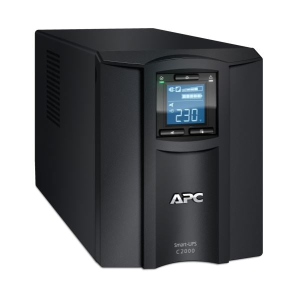 APC Smart-UPS 2000VA (1300W) Tower. 230V Input/Output. 6x IEC C13 Outlets. With Battery Backup. LED Status Indicators. USB Connectivity. Audible Alarm. - Office Connect 2018