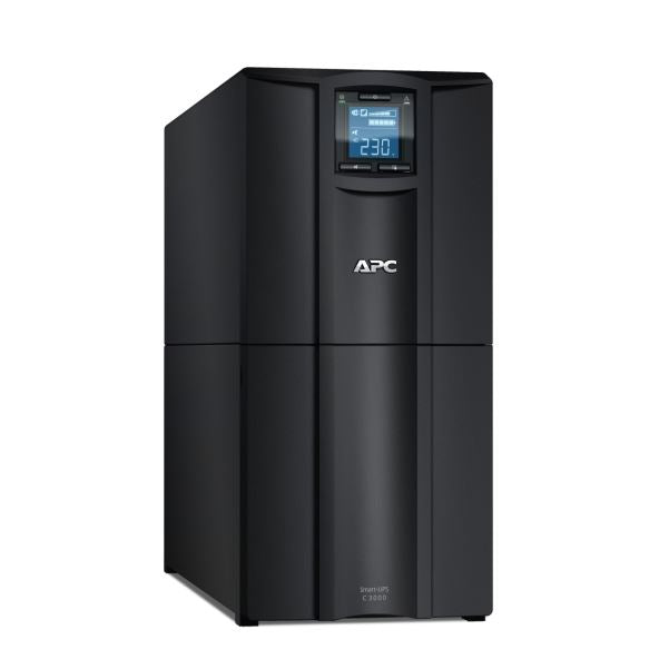 APC Smart-UPS 3000VA (2100W) Tower. 230V Input/Output. 8x IEC C13 Outlets. With Battery Backup. LED Status Indicators. USB Connectivity. Audible Alarm. - Office Connect 2018