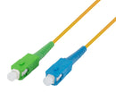 DYNAMIX 1M 9u SCAPC/SC Simplex Single Mode G657A1 Bend Insensitive Fibre Lead. Yellow LSZH Jacket - Office Connect 2018