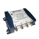 MATCHMASTER 2x 4 Digital Distribution Amplifier with 4x Outputs, 2x Switchable Inputs and Active Backfeed. *** SKY & Freeview Compatible *** - Office Connect 2018