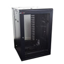 DYNAMIX 12RU 600mm Deep Universal Swing Wall Mount Cabinet. 200mm Removable Backmount. Supplied with Rear Vertical Cable Tray, 6 way PDU and 10 cage nuts. JUNE Promo - Includes FREE BOOM-10 - Office Connect 2018