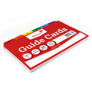 Silvine Guide Cards 8x5 A-Z Coloured Tabs - Office Connect 2018