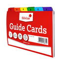 Silvine Guide Cards 8x5 A-Z Coloured Tabs - Office Connect 2018