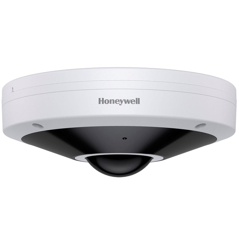 HONEYWELL 30 Series 5MP WDR IR IP Fisheye Camera with Fixed Lens. Up to 20M IR. Rugged Outdoor IP66 Housing. IK10 Vandal Resitant. PoE (IEEE 802.3af) or 12VDC. H.265