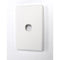 AMDEX Switch Plate ONLY. Single. WPC Series Wall Face Full Cover Plate. (Accepts Clipsal Style Mechs) - Office Connect 2018