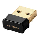 EDIMAX N150 Wi-Fi 4 Nano USB Adapter. Wireless 802.11b/g/n. Data Rate up to 150Mbps (2.4GHz) 64/128-bit WEP, WPA, WPA2 Encryption. WPS Button. 802.11e WMM Wireless QoS. Windows, MAC & Linux - Office Connect 2018