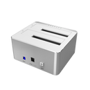 UNITEK USB3.0 to Dual SATA HDD Aluminium Docking Station with Offline clone function. Compatible with all 2.5''/3.5'' SATA HDD/SSD with any capacity. Supports SATA III, SATA II & SATA I. Plug & Play. - Office Connect 2018