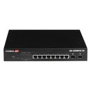 EDIMAX 10-Port Gigabit Long Range PoE+ Web Smart Switch with 2x SFP Slots. 8x POE Ports + 2 SFP. IEEE 802.3af/at PoE/PoE+ Compliant Power Budget 84W. POE Support up to 200M.