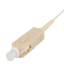 DYNAMIX 2M SC Pigtail OM3 1x Piece White, 900um Multimode Fibre, Tight Buffer LSZH Jacket - Office Connect 2018