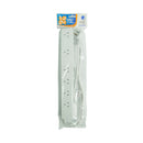 JACKSON 6-Way Powerboard Surge Protected with 2x double spaced Ports. 1m Power cord, Surge & Overload protected (Energy Absorption Rating  175J) - Office Connect 2018