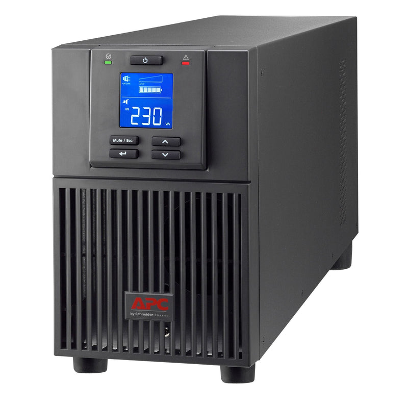 APC Easy UPS On-Line 2000VA (1600W) Tower. 230V Input/Output. 4x IEC C13 Outlets. With Battery Backup. Smart Slot, LCD Graphics Display. - Office Connect 2018