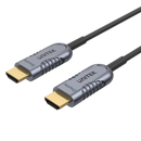 UNITEK 15M Ultrapro HDMI2.1 Active Optical Cable. Color: Space Grey + Black.