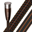 AUDIOQUEST Mackenzie 0.5M XLR to XLR Pair. Solid perf surface copper plus. Triple balanced. Hard-cell foam dielectric. Cold-welded, silver over pure copper termination .Jacket - brown - black - Office Connect 2018