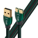 AUDIOQUEST Forest .75M USB3A-USB3 micro. O.5% silver. Hard-cell foam. Metal-layer noise dissipation Jacket - black PVC with green stripes. 7-10 Day Lead Time - Office Connect 2018