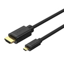 UNITEK 2M Micro HDMI Male to HDMI Male Cable. - Office Connect 2018