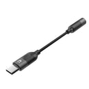 UNITEK USB-C to 3.5mm AUX Headphone Jack Adapter. Digital to Analog Converter. Supports Music & Calls. Play Audio from your USB-C Smartphone, Tablet, or Heaphones. 110mm Cable Length. Black Colour. - Office Connect 2018
