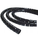 DYNAMIX 20mx15mm Easy Wrap - Cable Management Solution, Bulk Packed, Colour Black, Includes Tool. - Office Connect 2018