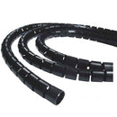 DYNAMIX 20mx25mm Easy Wrap - Cable Management Solution, Bulk Packed, Colour Black, Includes Tool. - Office Connect 2018