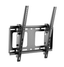 BRATECK 32"-55" Heavy-Duty Tilting TV Wall Mount Bracket. Max Load 80Kgs. VESA Support up to 400x400. Post-install Leveling Adjustment. Black Colour. - Office Connect 2018
