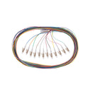 DYNAMIX 2M LC Pigtail OM1 12x Pack Colour Coded, 62.5/900um Multimode Fibre, Tight Buffer LSZH Jacket - Office Connect 2018