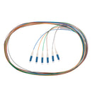 DYNAMIX 2M LC Pigtail G657A1 6 Pk Colour Coded 900um Single-mode Fibre, Tight Buffer LSZH Jacket - Office Connect 2018