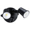 HOUSEWATCH 10W Twin LED Spotlight IP54.2000 Lumens,Stainless Steel Screws. Black Color.