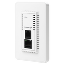 EDIMAX AC1200 In-Wall Dual-Band PoE Access Point. 802.11ac High speed dual-band. In-wall design with easy install kit. High-density BYOE usage. Seamless mobility.