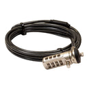 DYNAMIX 2m Locking Security Cable for use with Kensington Security Slot. Easy to Install & Use in the Office or On-The-Go. T-bar Lock with Superior Lock Strength & Theft - Office Connect 2018