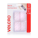 VELCRO Brand 25mm x 50mm Hook & Loop Pre-Cut Stick On 6 Pack Surface Tape. Designed for General Purpose Simple and Mess-Free. Attach Light Weight Items up To