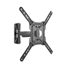 BRATECK 23''-55'' Full motion TV wall mount bracket. Extend, tilt and swivel. VESA Support up to: 400x400 Max load: 35kg. Profile: 49-305mm. Hidden cable management. Colour: Black. - Office Connect 2018