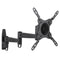 BRATECK 13"-42" Anti-Theft Full- Motion Monitor/TV Wall Mount. Anti- Theft Locking Hole for Additional Security (Padlock Required). Max VESA 200x200. Max Load 20kgs. Max Arm Extension 417mm. Black Colour. - Office Connect 2018