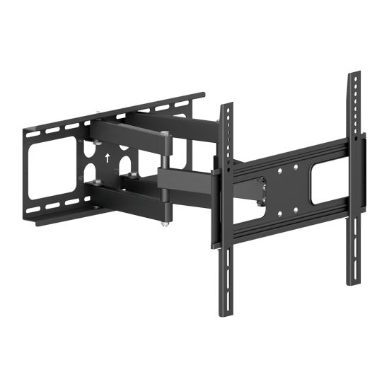 BRATECK 32''-55'' Full motion bracket Max load: 50Kgs. VESA support: 200x200,300x300,400x200,400x400 Max arm extension - 510mm. Curved display compatible. Colour: Black.