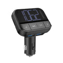 PROMATE Wireless In-Car FM Transmitter with Dual USB-A ports. Supports Handsfree. Playback from USB, MicroSD, or Flash Drive. Remote Control. LCD Display. Easy Plug-n-Play. Black Colour. - Office Connect 2018