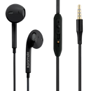 PROMATE Lightweight High- Performance Stereo Earbuds with In-Line Mic and Universal Volume Control. Colour Black - Office Connect 2018