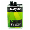 MAXLIFE 6V Alkaline Super Heavy Duty Single Battery. Long Lasting Alkaline Formula. For Everyday & High Drain Devices. Long Shelf Life. No Mercury or Cadmium. - Office Connect 2018