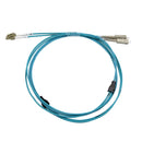 DYNAMIX 5M LC/LC OM3 Armoured Fibre Lead (Duplex, Multimode) Aqua 3.3mm LSZH Jacket - Office Connect 2018