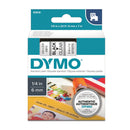 DYMO Genuine D1 Label Cassette Tape 6mm x 7M, Black on Clear Suitable for the Label  Manager and LabelWriter Duo label makers - Office Connect 2018