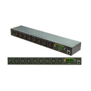 DYNAMIX 8 Port 10A Switched PDU. Remote Individual Outlet Control & Overall PDU Power Monitoring. Output 8x 10A IEC C13, Input 1x 10A IEC C20 Socket, 3m 9 to C14 power cord included. - Office Connect 2018