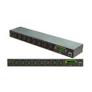 DYNAMIX 8 Port 16A Switched PDU Remote Individual Outlet Control & Overall PDUPower Monitoring. Output 8x 10A IEC C13, Input 1x 16A IEC C20 Socket, 3m 9 to C20 power cord included. - Office Connect 2018