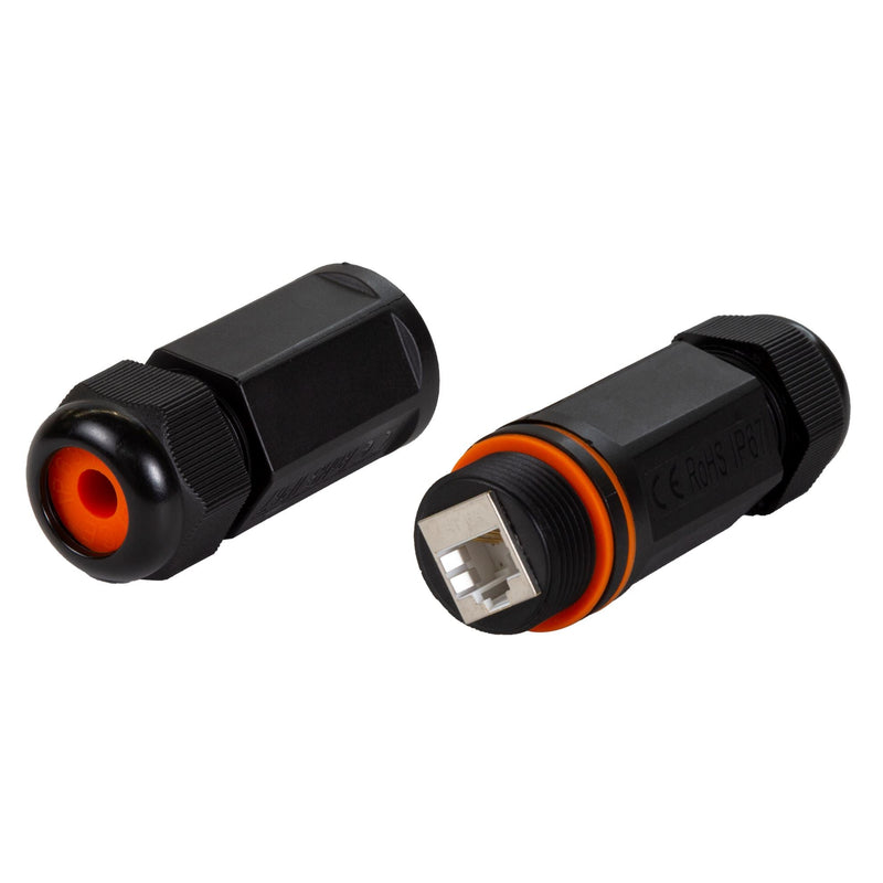 DYNAMIX Cat6/6A Waterproof In-line Connector Coupler. Shielded Female to Female. IP67. RJ45-RJ45. - Office Connect 2018