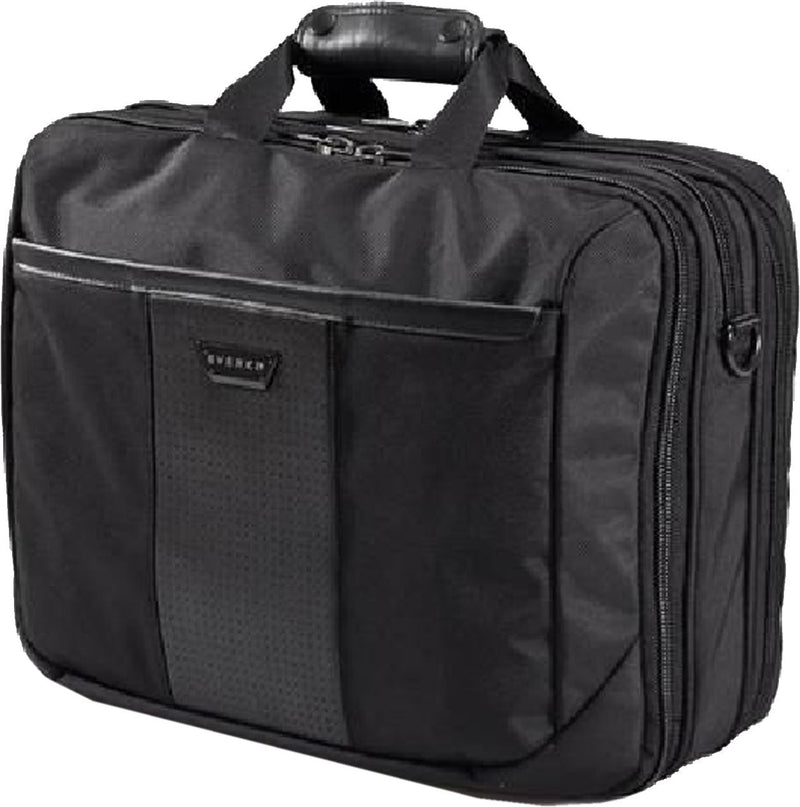 EVERKI Versa Premium Briefcase 17.3'' Checkpoint friendly design, Corner-guard protection system, Double-sided organizational panel, Trolley handle pass through strap