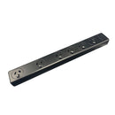 JACKSON 6-Way Powerboard with surge & overload protection. 1m Power cord. (Energy Absorption Rating  175J). Colour: Black - Office Connect 2018