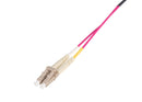 DYNAMIX 1M 50u LC/LC OM4 Fibre Lead (Duplex, Multimode) Raspberry Pink LSZH Jacket