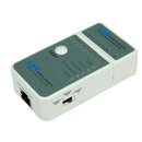 DYNAMIX Mini LAN Data Cable Tester with LED & Beep Sound Indicators. Test RJ45/UTP & STP. Test Open, Short, Straight, & Crossover. 12V Battery Included with Battery Status Indicator. Dims: 90x50x24mm. - Office Connect 2018