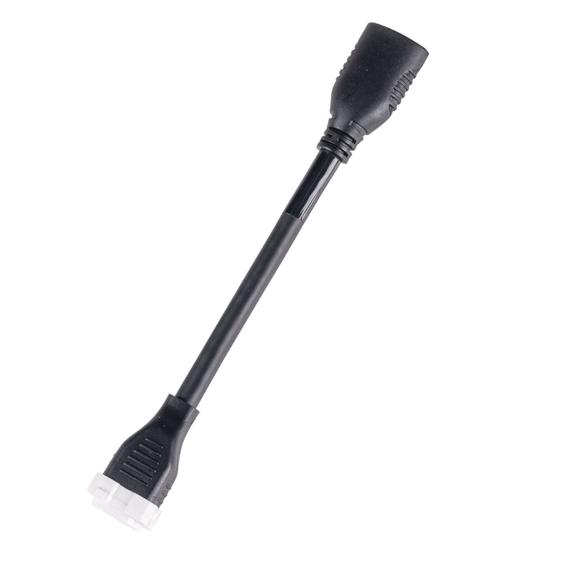 AMDEX 150mm HDMI Adapter Pigtail, High-Speed With Ethernet Rated V2.1 Colour WHITE - Office Connect 2018