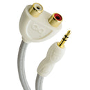 AUDIOQUEST FLX-Mini Adaptor - 3.5mm Stereo Male - Dual RCA Female Cable Lenght 15cm. (6 in.)   7-10 Day Lead Time - Office Connect 2018