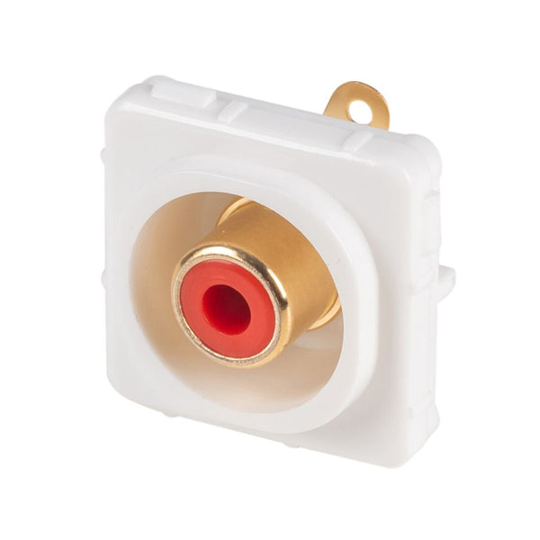 AMDEX Red RCA to Solder Connector. Gold Plated - Office Connect 2018