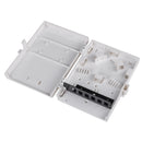 DYNAMIX Fibre Wall Enclosure 6 Port LC Duplex/SC Simplex Unloaded. Dimensions: 183 x 129 x 39mm (HxWxD) - Office Connect 2018