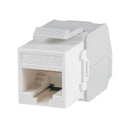 DYNAMIX Cat6 UTP Keystone Slimline Tooless & Punch Down Compatible Jack. 180 Dual IDC 23~26AWG. Colour White - Office Connect 2018